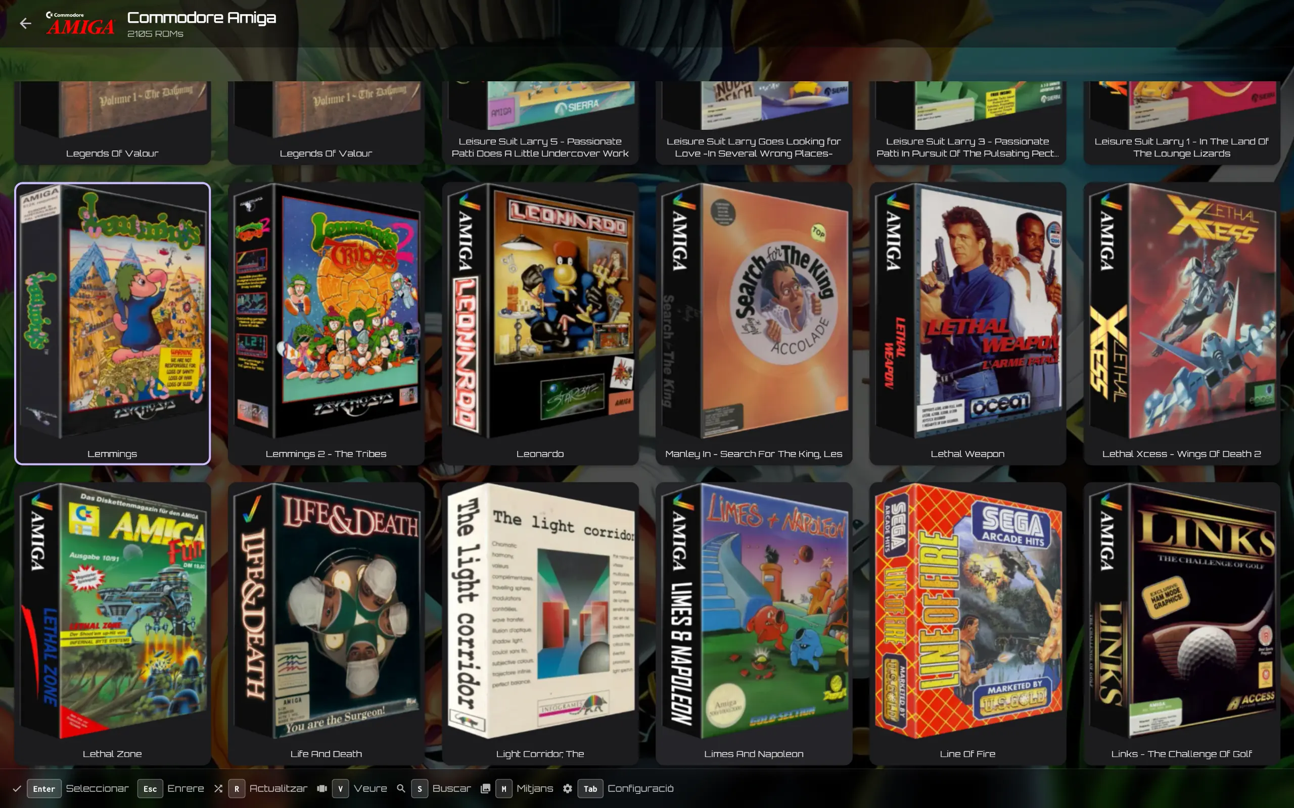 Forsaken App Preview - Grid View